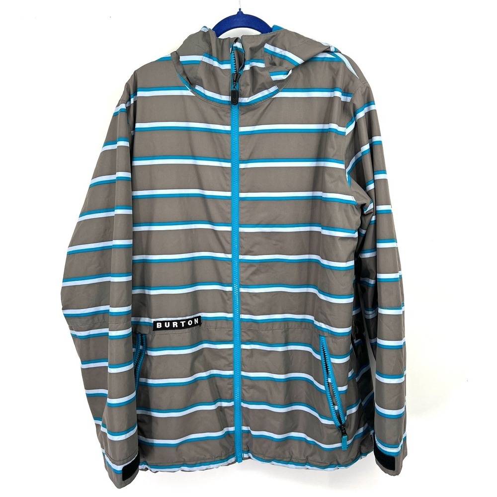 Burton‎ Snowboards DryRide snowboarding ski jacket soft shell blue gray L